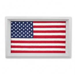 Smathers & Branson - Big American Flag Needlepoint Valet Tray - Findlay Rowe Designs