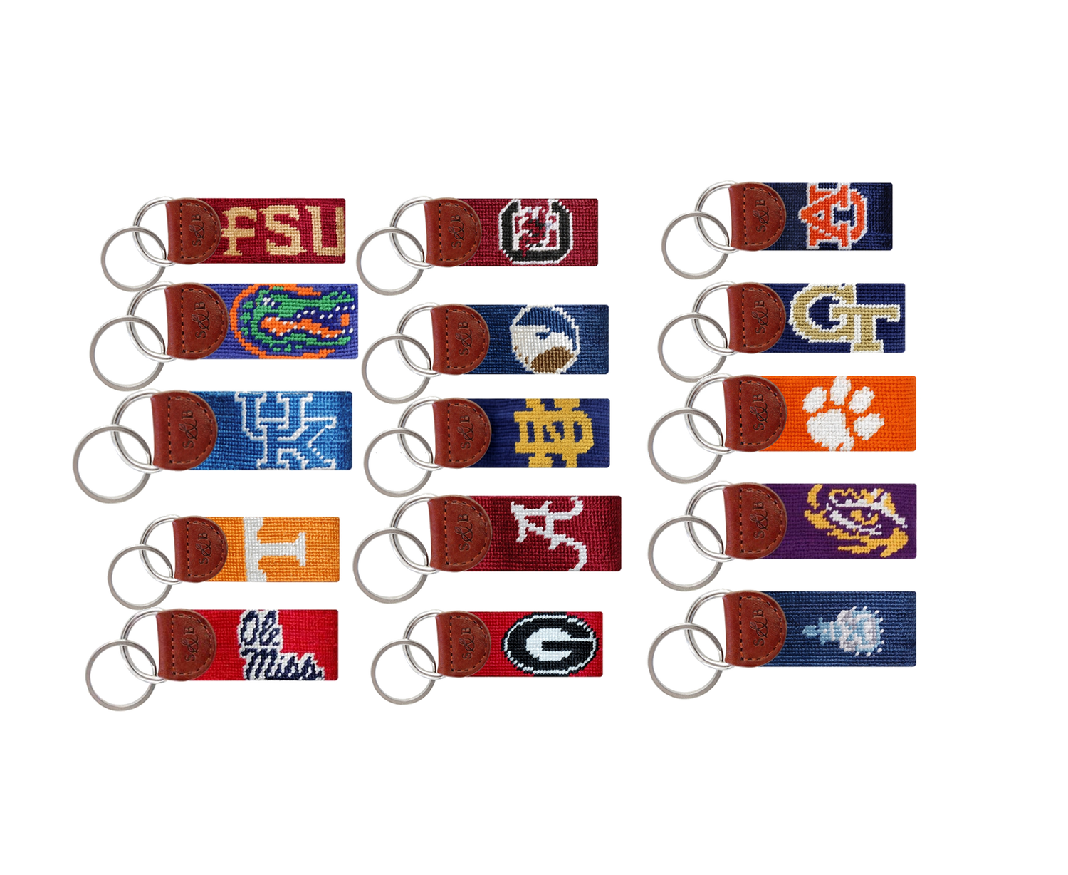Smathers & Branson - Collegiate Key Fob - Findlay Rowe Designs