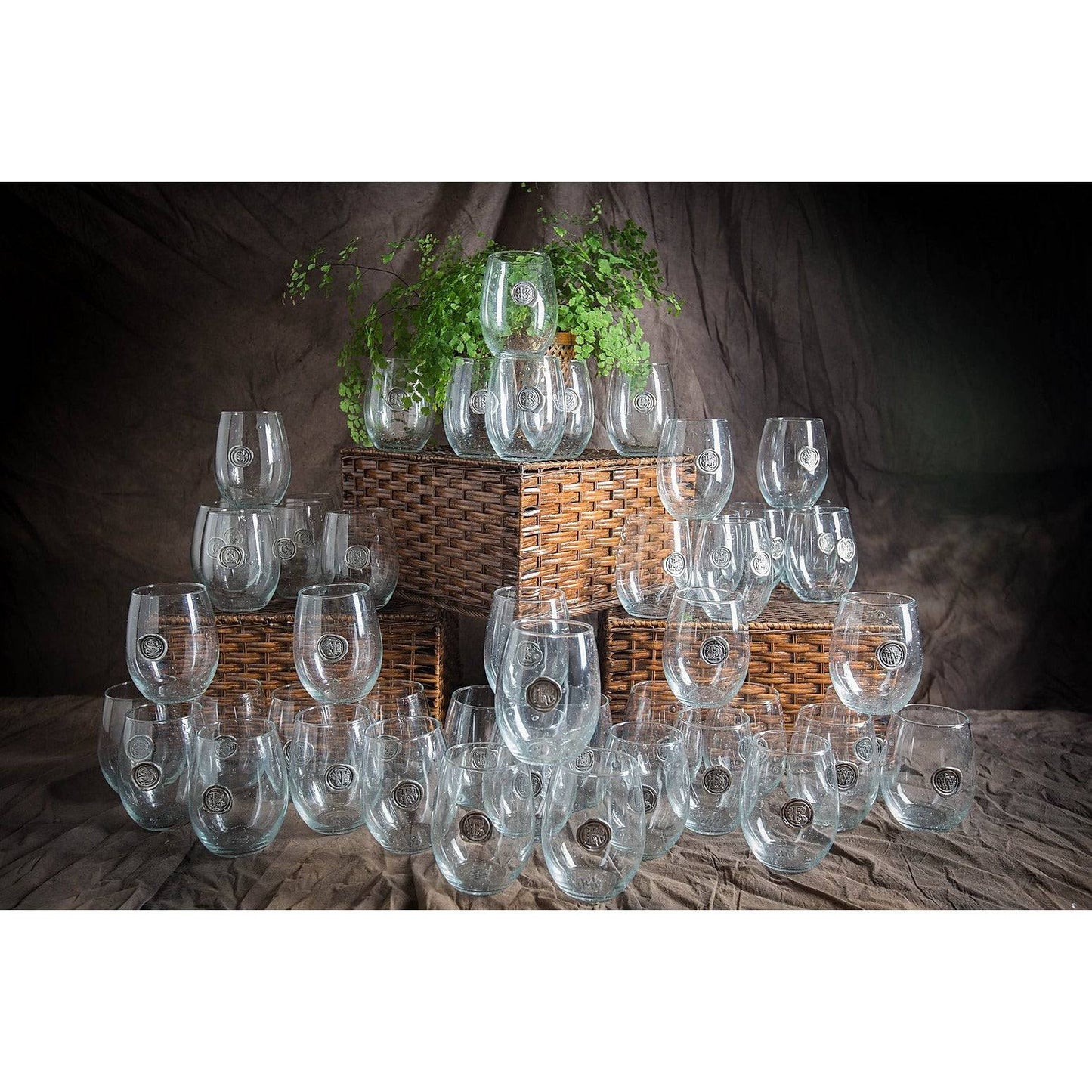 Stemless Wine - Initial - Findlay Rowe Designs