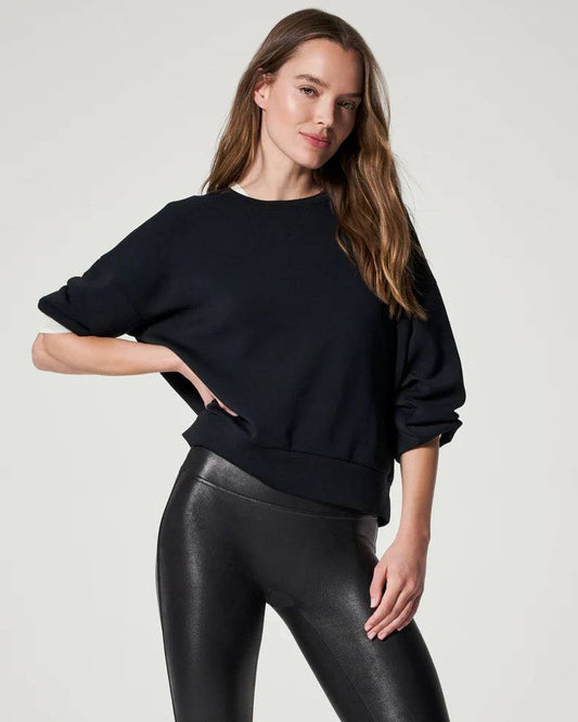 Spanx - AirEssentials Crew - Very Black - Findlay Rowe Designs