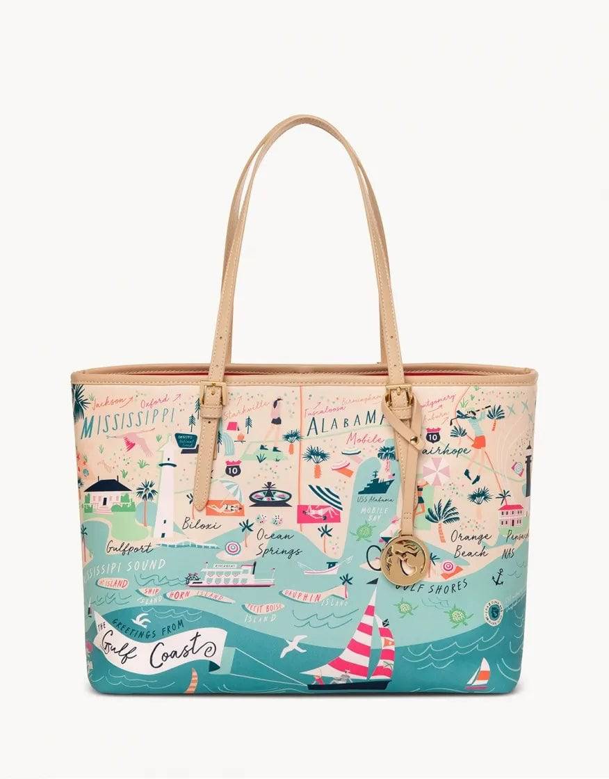Spartina - Greetings from Gulf Coast Tote - Large - Findlay Rowe Designs
