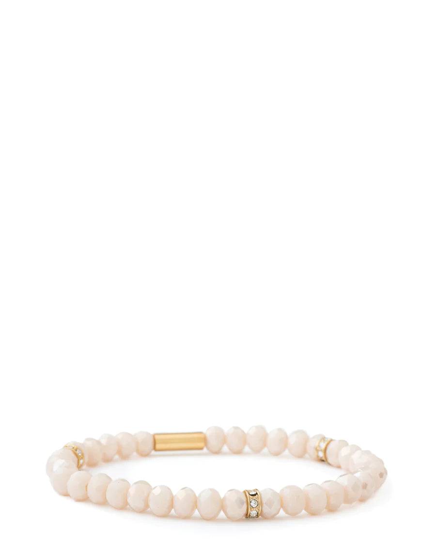 Spartina - Bracelet - 6mm Stretch Bracelet - Cream - Findlay Rowe Designs