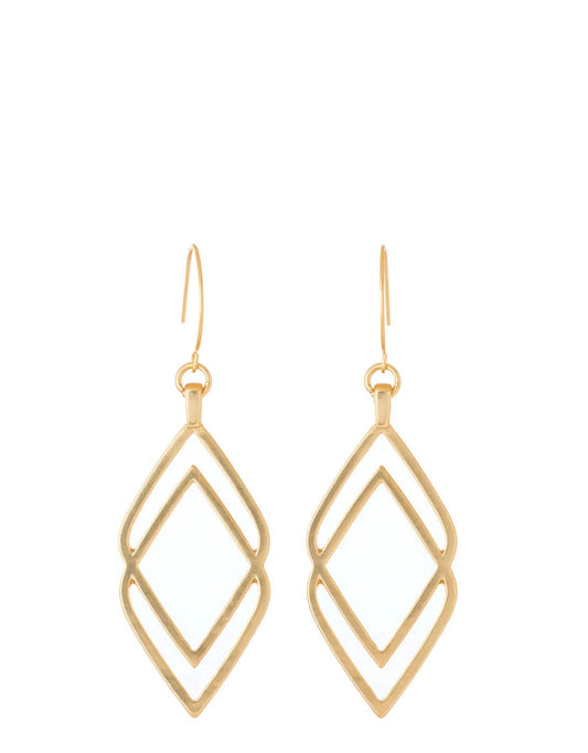 Spartina - Earrings - Deco Drama Drop - Gold - Findlay Rowe Designs