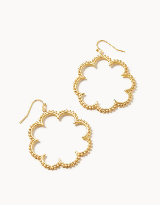 Spartina - Dotted Daisy Earrings Gold - Findlay Rowe Designs