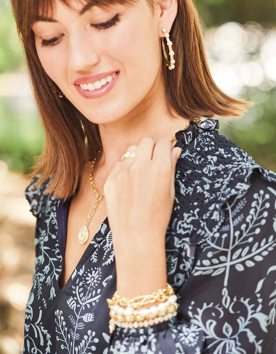 Spartina - Stand Out Hoop Earrings - Findlay Rowe Designs