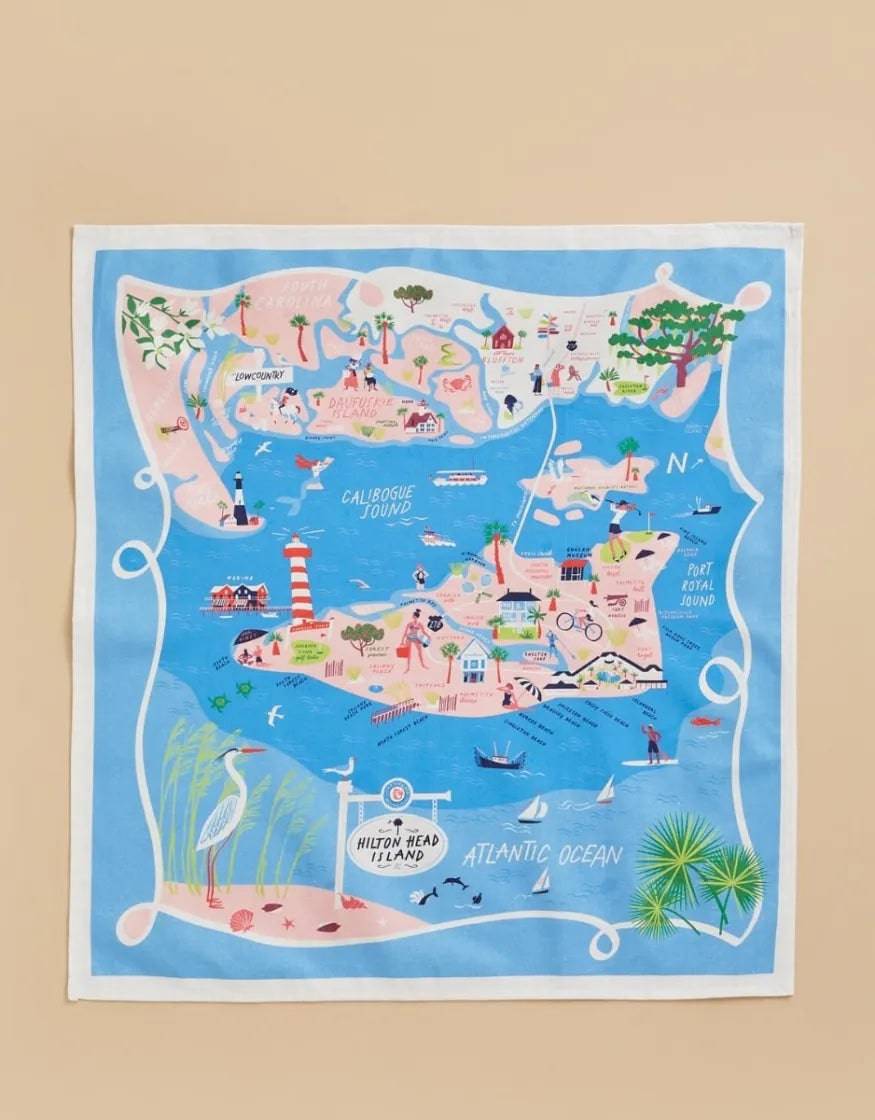 Spartina - Greetings from Hilton Head Dish Towel - Findlay Rowe Designs