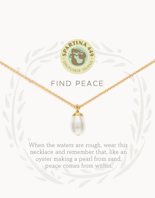 Spartina - Sea La Vie Necklace - Find Peace - Findlay Rowe Designs