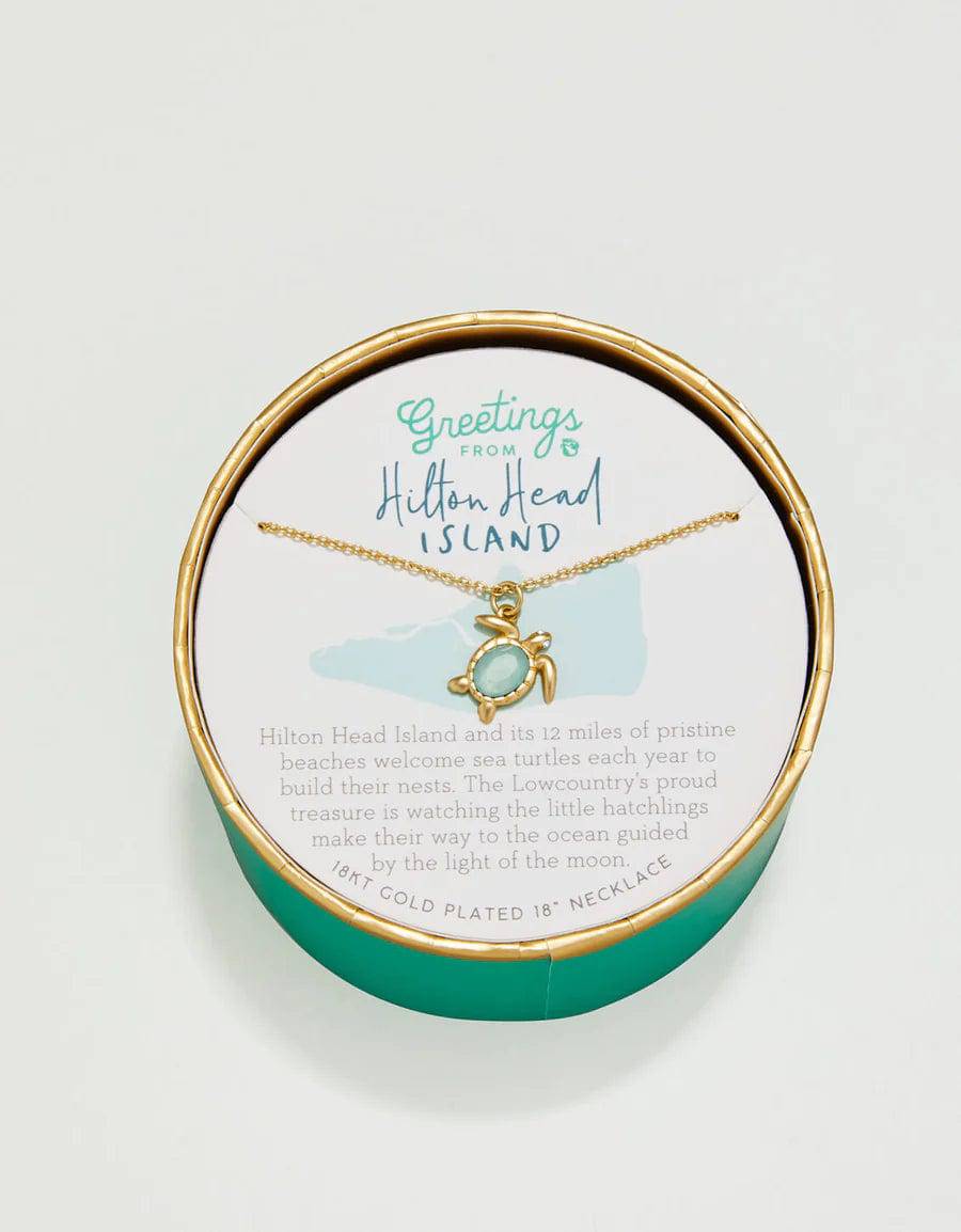 Spartina - Sea La Vie Necklace - Hilton Head/Sea Turtle - Findlay Rowe Designs