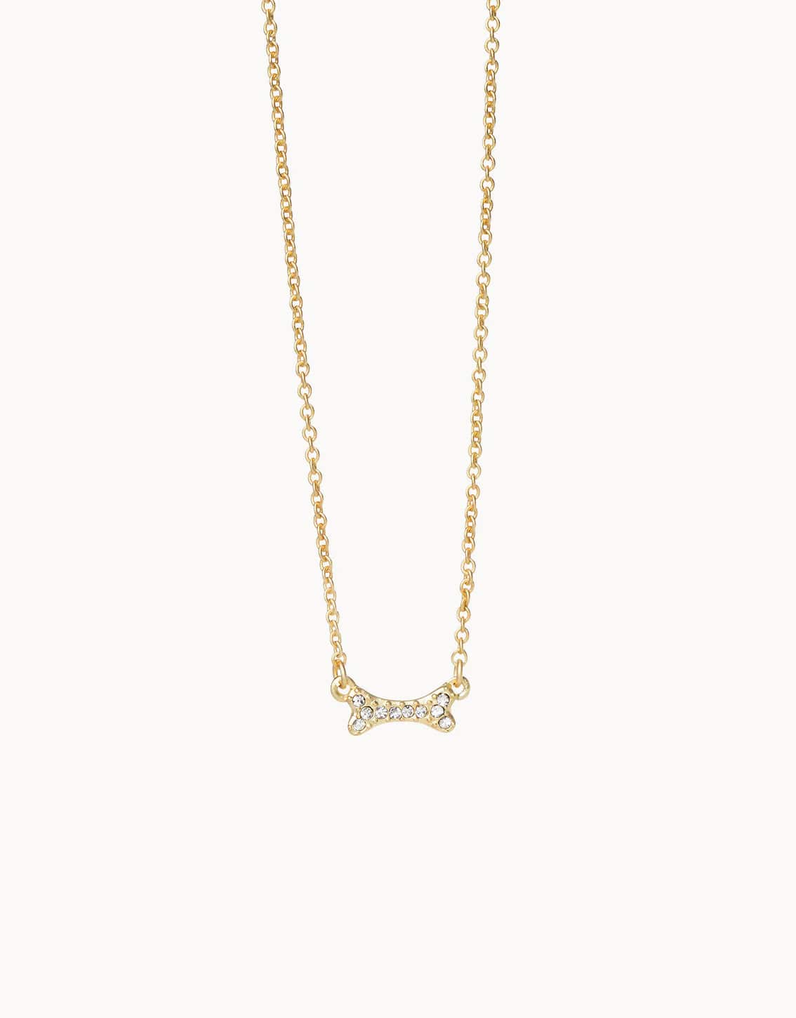 Spartina - Sea La Vie Necklace Puppy Love Bone - Gold - Findlay Rowe Designs