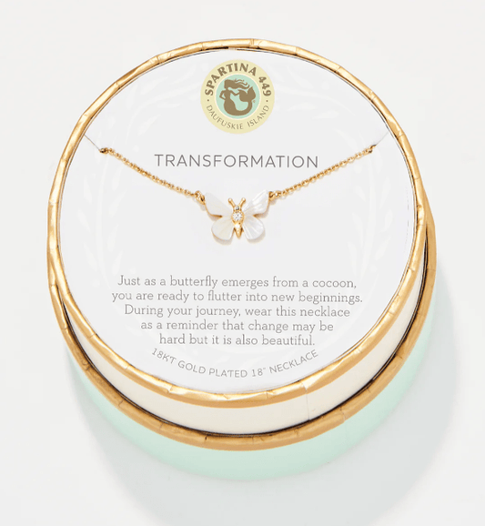 Spartina - Sea La Vie Necklace - Transformation Mother-of-Pearl Monarch - Findlay Rowe Designs