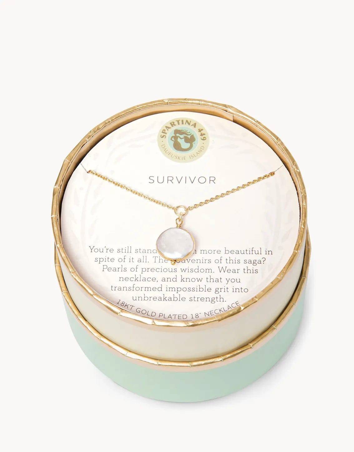 Spartina - Sea La Vie Necklace - Survivor - Findlay Rowe Designs
