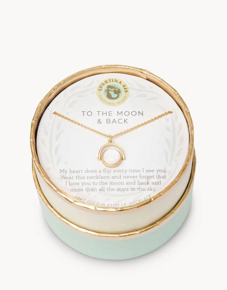 Spartina - Sea La Vie Necklace - To The Moon & Back/ Reversible - Findlay Rowe Designs