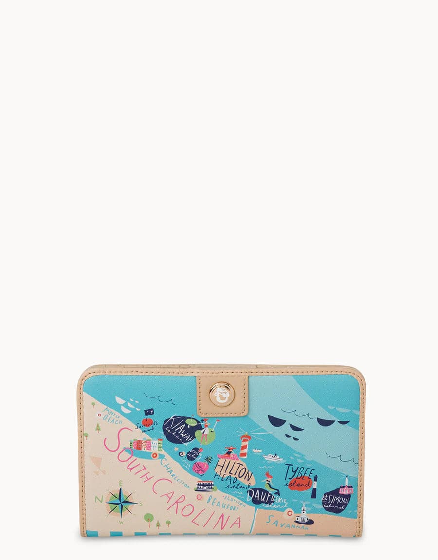 Spartina - Greetings from Sea Islands Snap Wallet - Findlay Rowe Designs