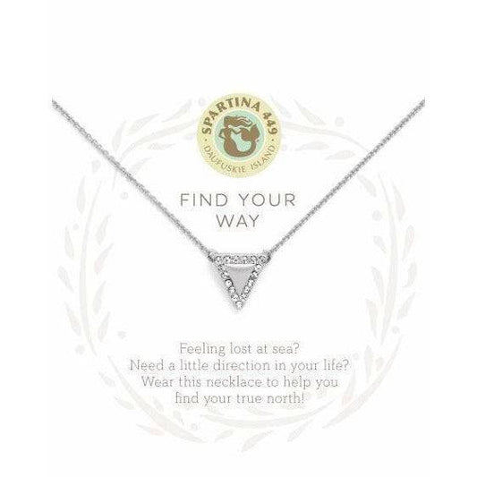 Spartina - Sea La Vie Necklace - Find Your Way - Silver - Findlay Rowe Designs