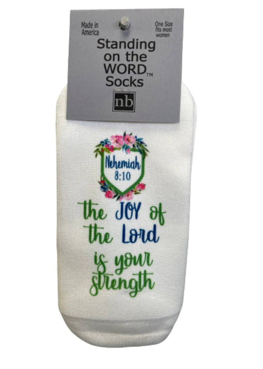 Joy of the Lord Socks - Neh 8:10 - Findlay Rowe Designs