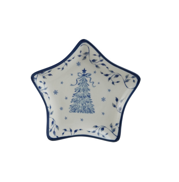Trinket Dish - Nutcracker Theme - Blue White - Findlay Rowe Designs