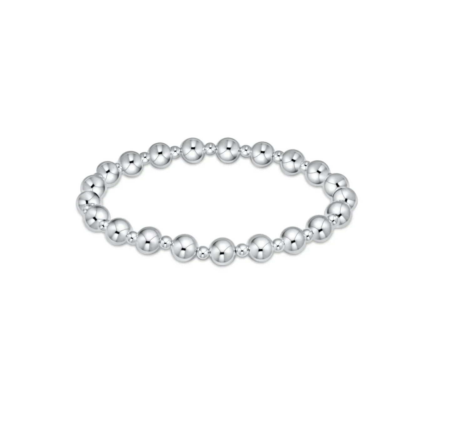 Enewton - Classic Grateful Pattern 6mm Bead Bracelet - Sterling - Findlay Rowe Designs