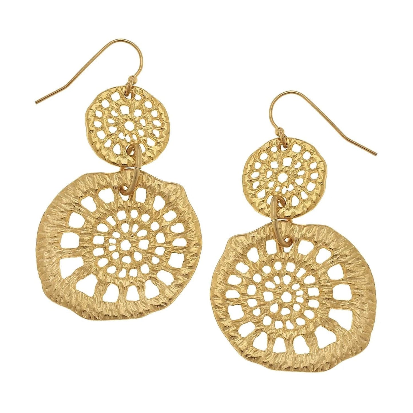 Susan Shaw- Lattice Filigree Earrings - Findlay Rowe Designs