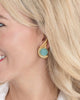 Susan Shaw - Earrings - Villa Artemis Aqua Studs - Findlay Rowe Designs