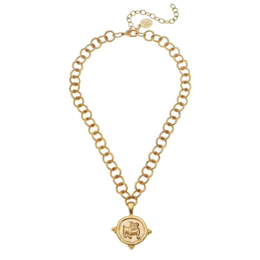 Susan Shaw - Necklace - Bulldog Intaglio - Findlay Rowe Designs