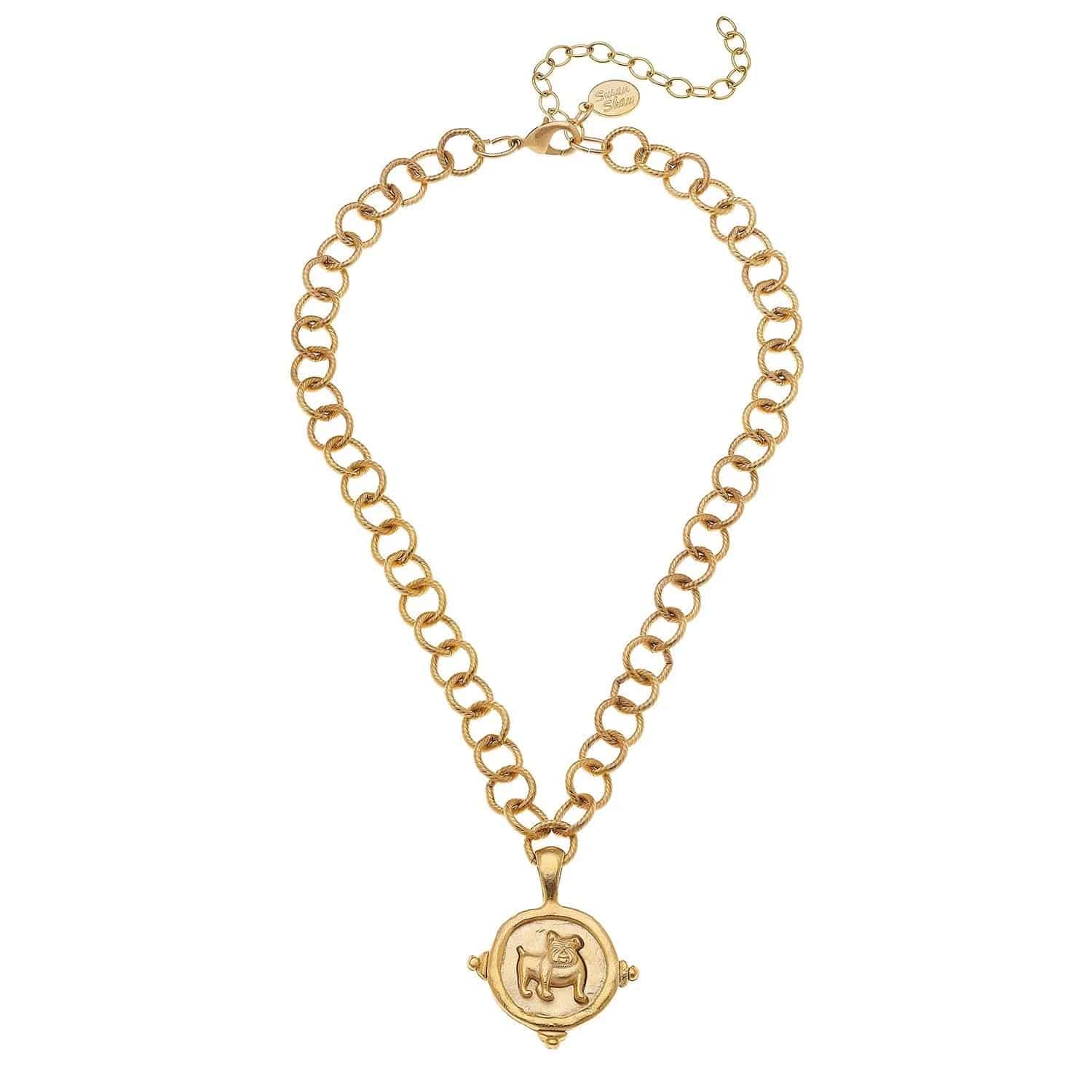 Susan Shaw - Necklace - Bulldog Intaglio - Findlay Rowe Designs