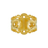 Susan Shaw - Ring - Coin Pearl Cab - Findlay Rowe Designs
