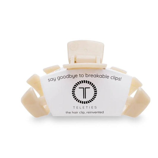 Teleties - Large Hair Clip - Almond Beige - Findlay Rowe Designs