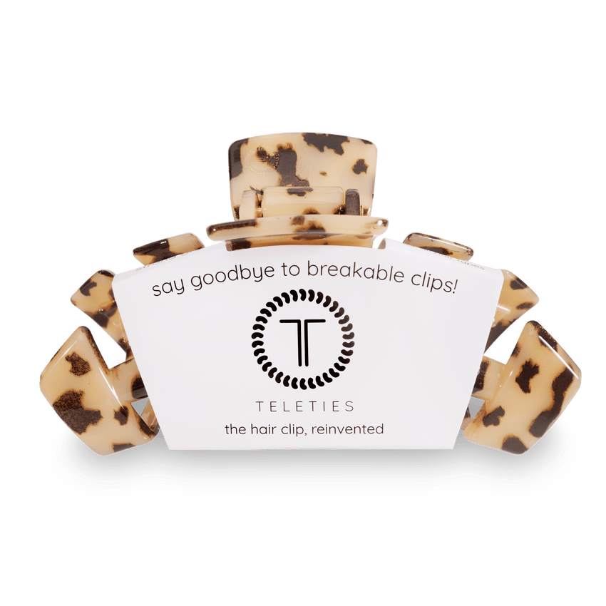TELETIES-BLONDE TORTOISE LG CLIP - Findlay Rowe Designs