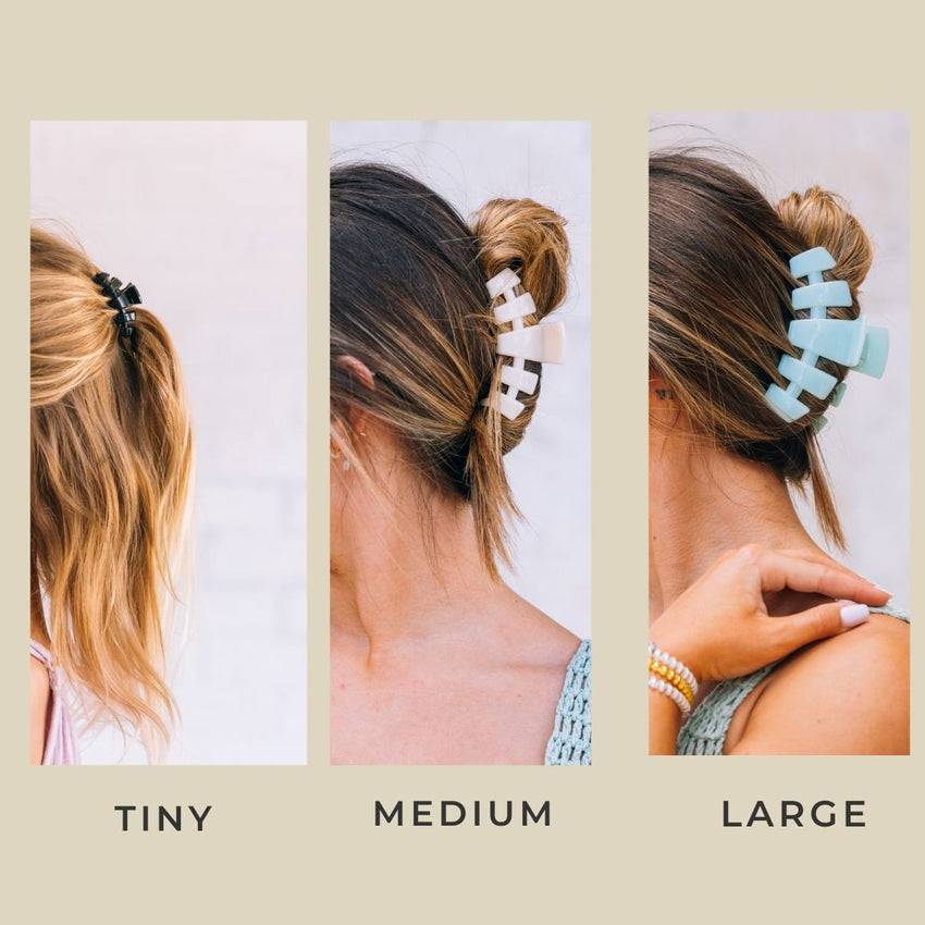 TELETIES-BLONDE TORTOISE LG CLIP - Findlay Rowe Designs