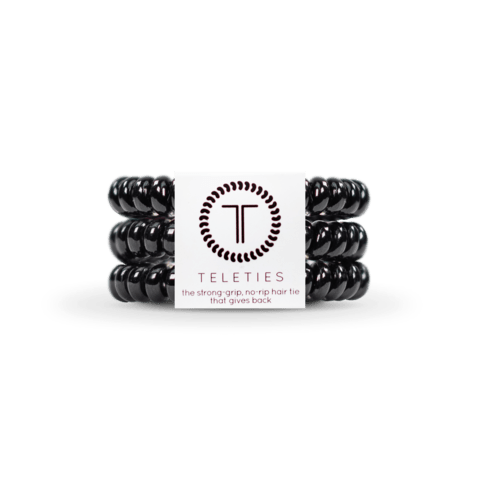 Teleties - Small Hair Ties - Jet Black - Findlay Rowe Designs