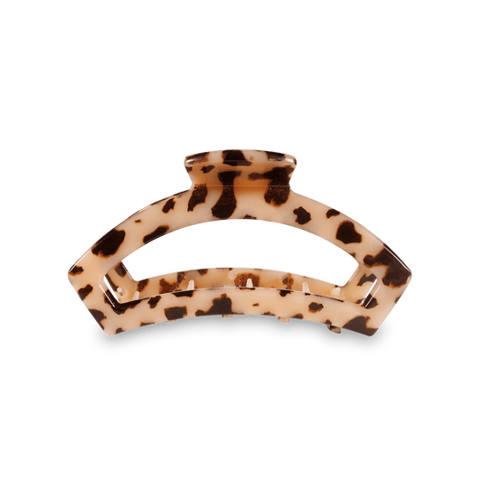 Teleties - Open Medium Hair Clip - Blonde Tortoise - Findlay Rowe Designs