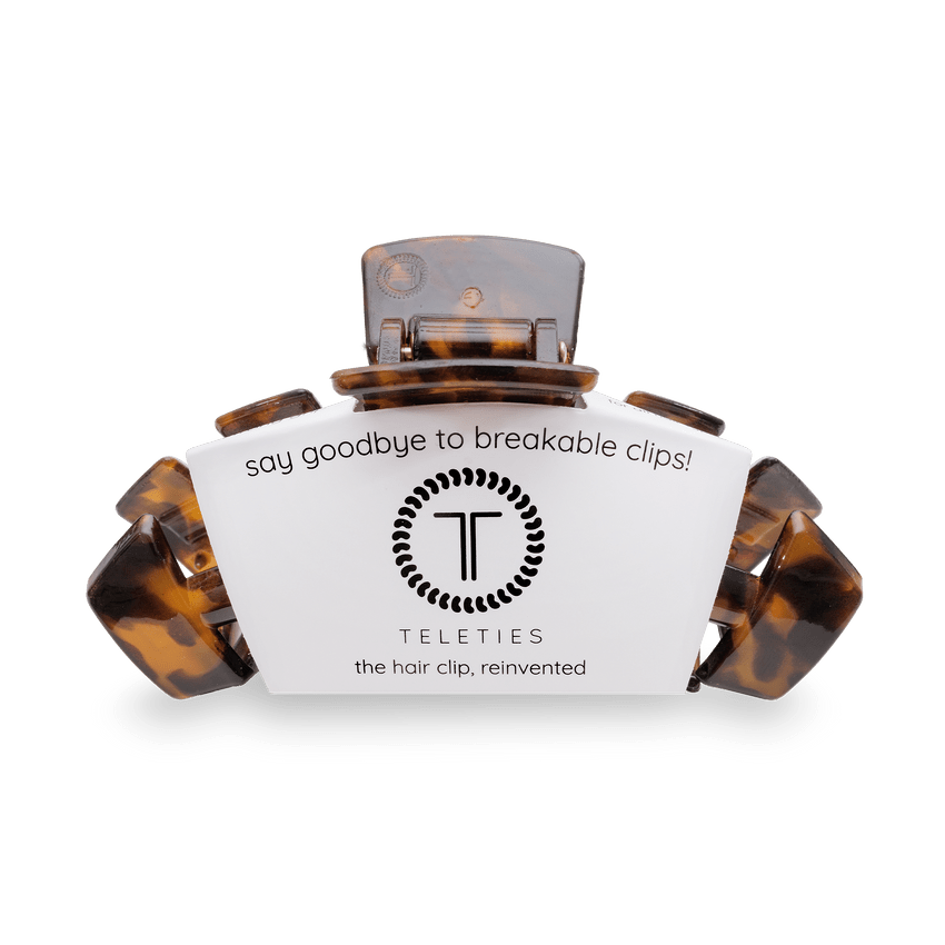 Teleties - Large Hair Clip - Tortoise - Findlay Rowe Designs
