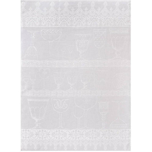 Le Jacquard Français - CRYSTAL TOWEL CRISTAL WHITE - Findlay Rowe Designs