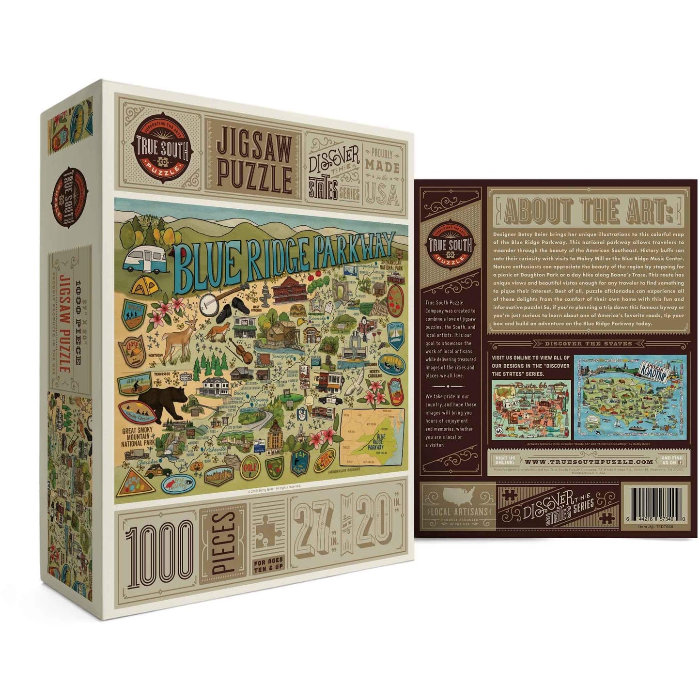 Puzzle - Blue Ridge Parkway - Findlay Rowe Designs
