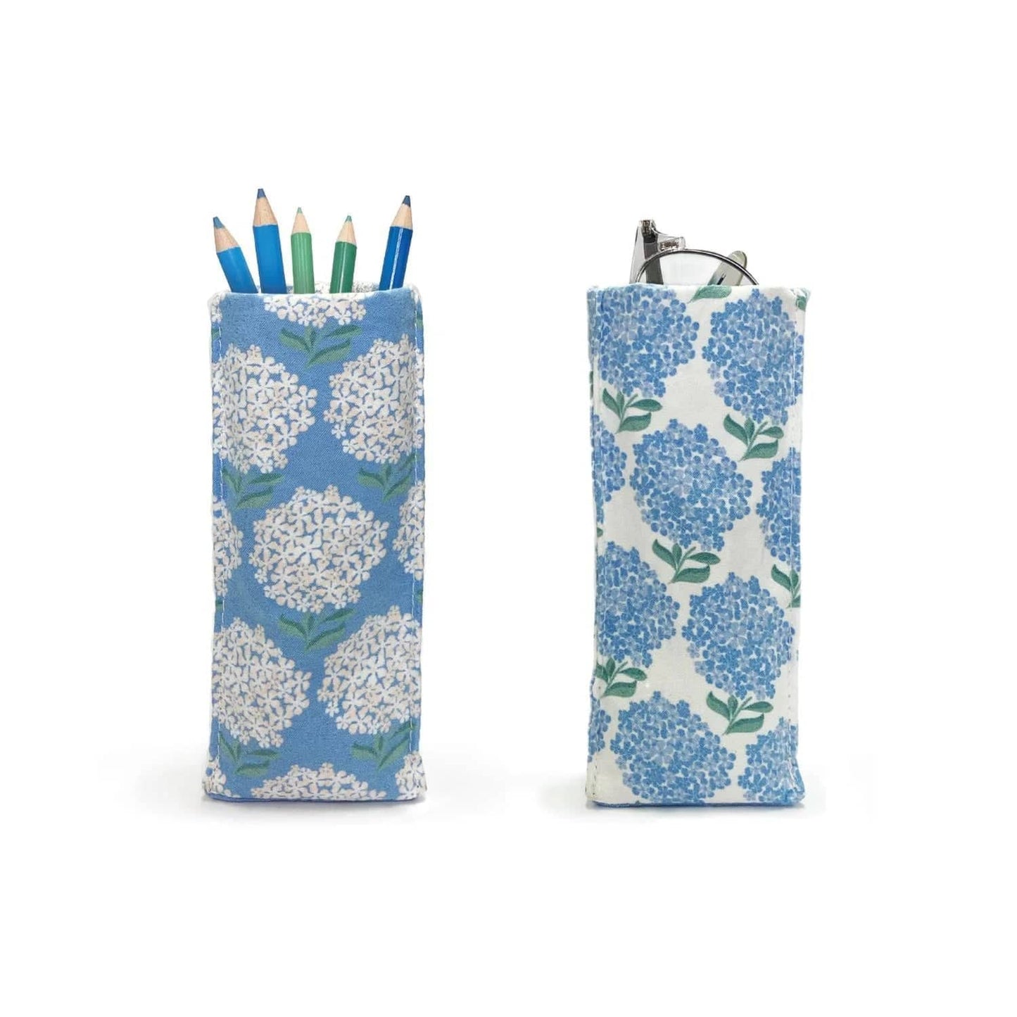 Hydrangea Print Standing Triangular Weighted Eyeglasses Holder - Findlay Rowe Designs