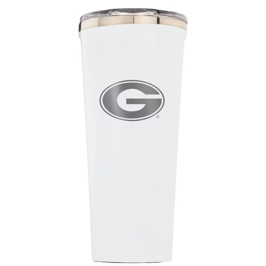 Corkcicle - 24oz Tumbler - Collegiate UGA White Etched G - Findlay Rowe Designs