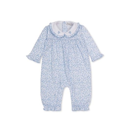 Kissy Kissy - Girls Playsuit - Fall Blooms - Blue