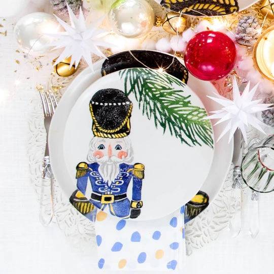 Vietri - Nutcracker Blue Salad Plate - Findlay Rowe Designs