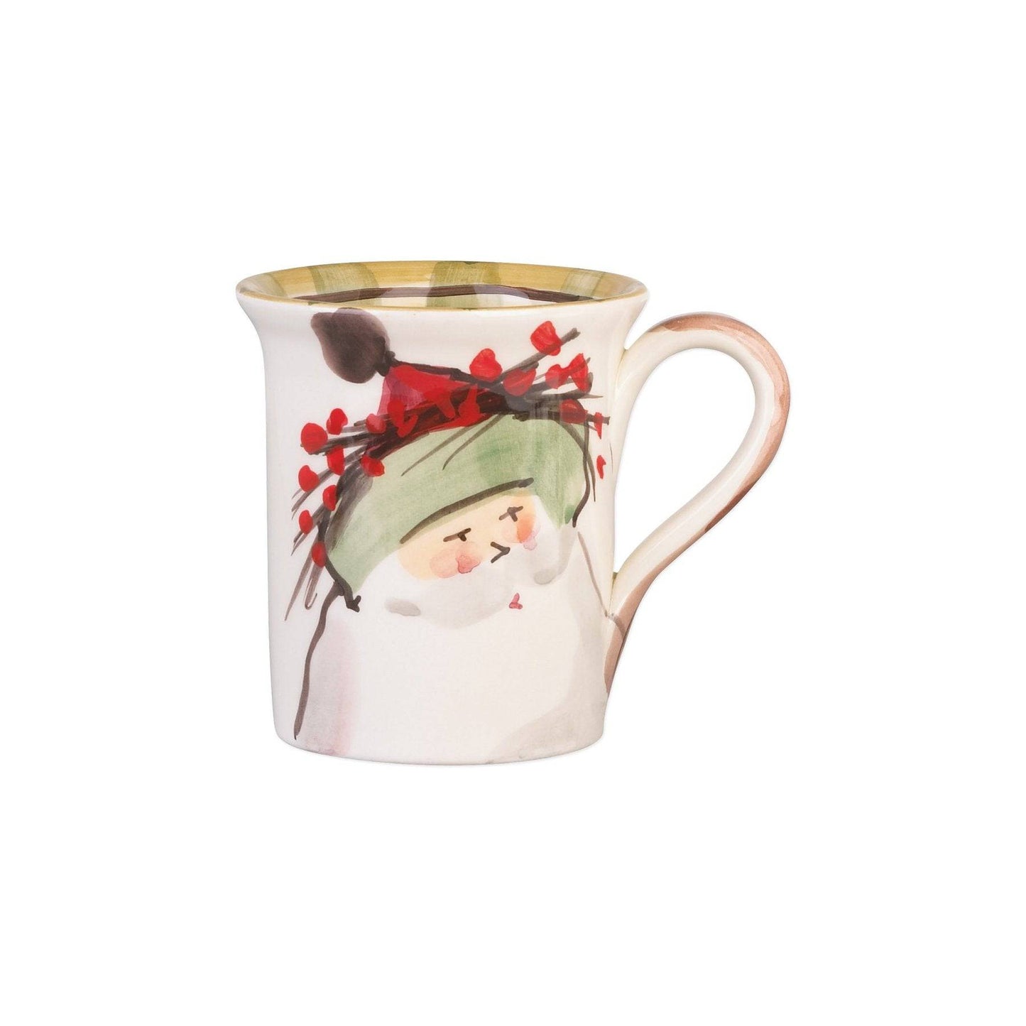 Vietri - Old St. Nick Green Hat Mug - Findlay Rowe Designs