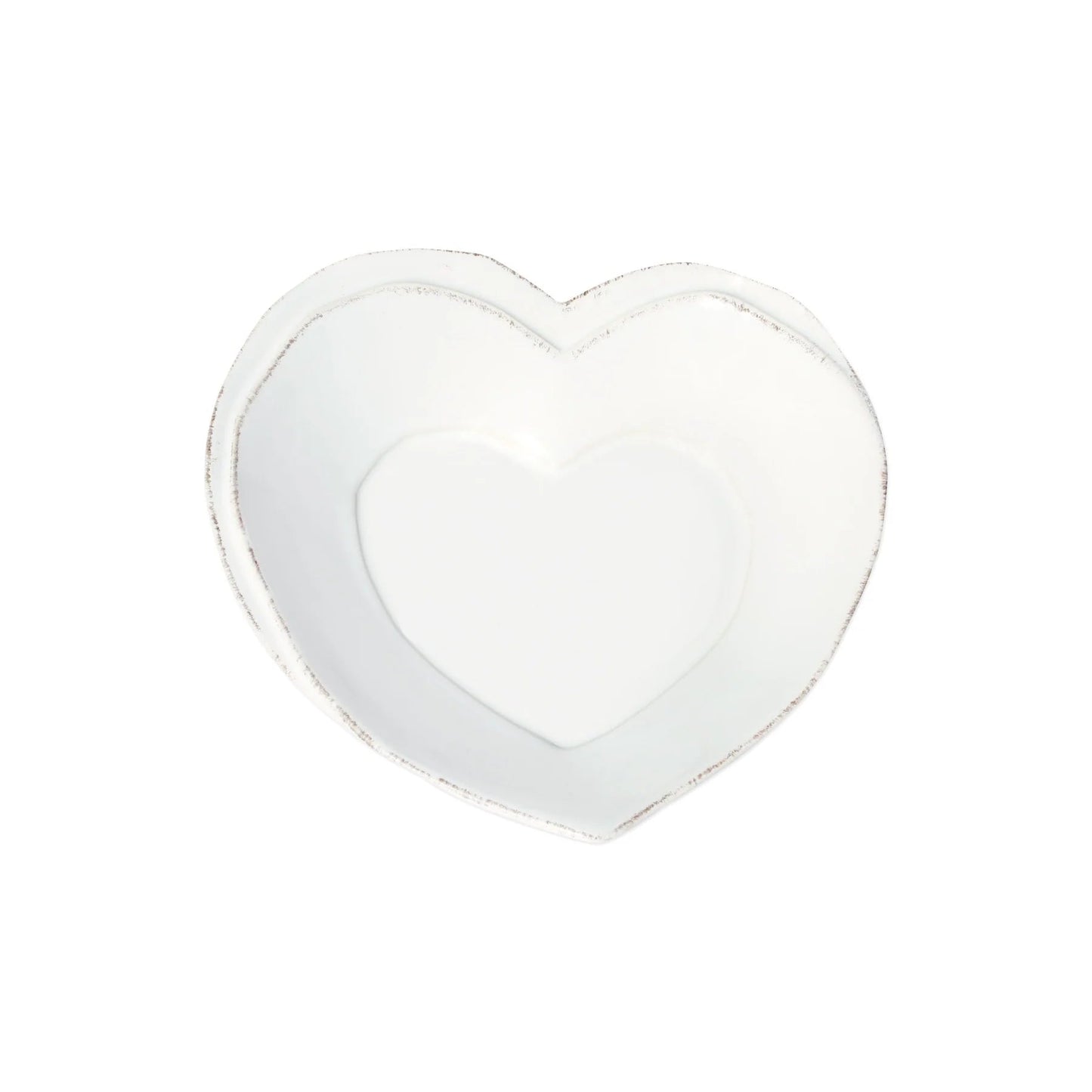 Vietri - Lastra - Heart White Dish - Findlay Rowe Designs