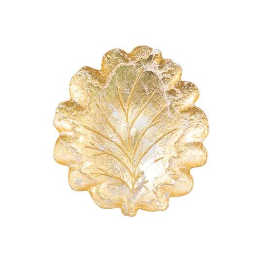 Vietri - Moon Glass Leaf Salad Plate - Findlay Rowe Designs