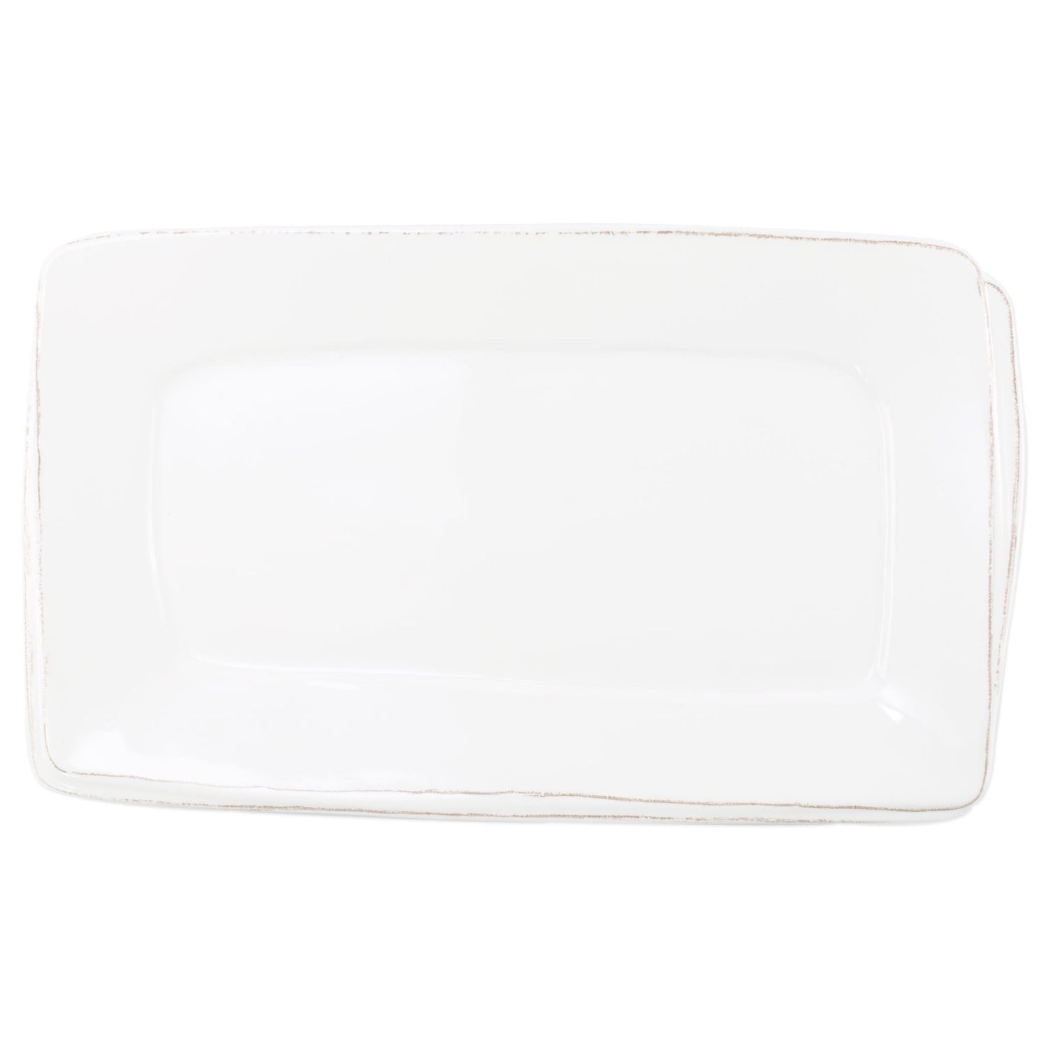Vietri - Melamine Lastra Rectangular Platter - White - Findlay Rowe Designs