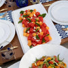 Vietri - Melamine Lastra Rectangular Platter - White - Findlay Rowe Designs