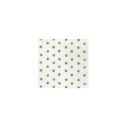 Vietri - Green Dot Cocktail Napkin - Findlay Rowe Designs
