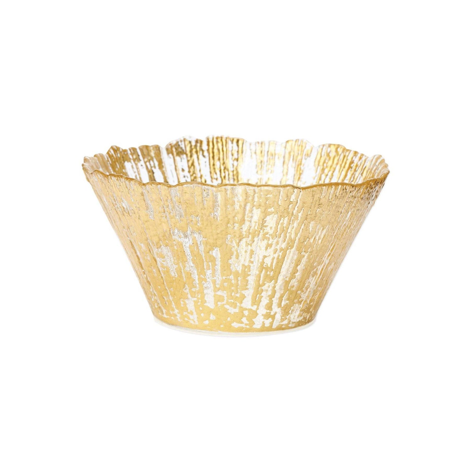 Vietri - Rufolo Glass Gold Deep Bowl - Small - Findlay Rowe Designs