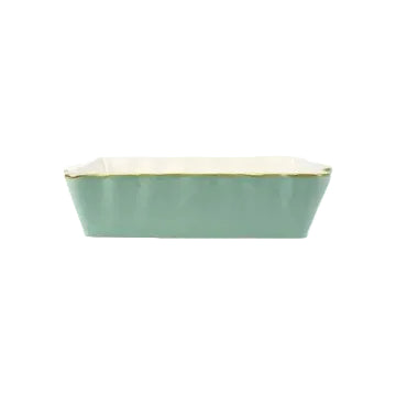 Vietri - Italian Bakers Large Rectangular Baker – Aqua - Findlay Rowe Designs