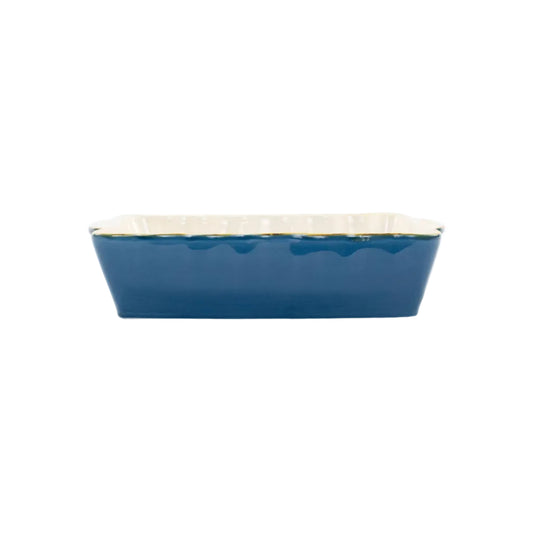 Vietri - Italian Bakers Rectangular - Large - Blue - Findlay Rowe Designs