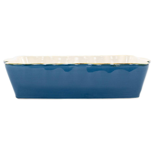 Vietri - ITALIAN BAKERS LARGE RECTANGULAR BAKER - BLUE - Findlay Rowe Designs