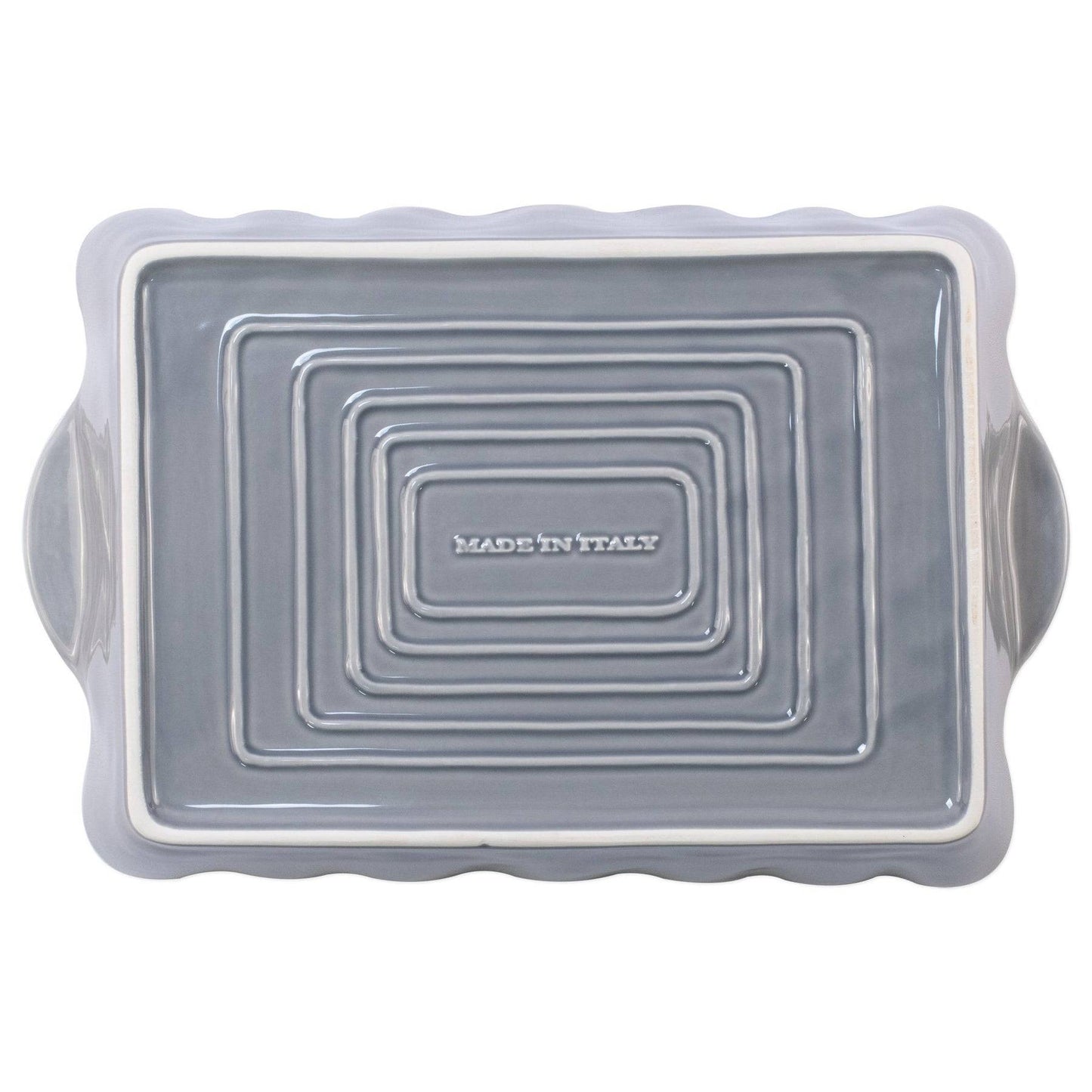 Vietri - Italian Bakers Rectangular - Large - Gray - Findlay Rowe Designs
