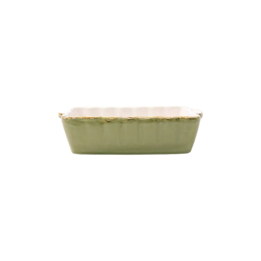 Vietri - Italian Bakers Rectangular - Small - Green - Findlay Rowe Designs